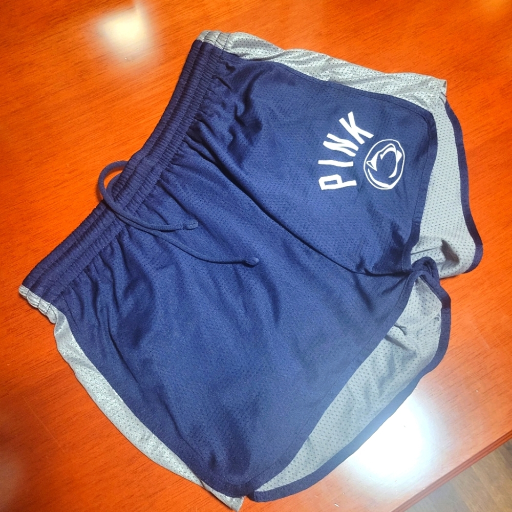 Pink athletic shorts